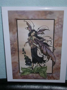 Amy Brown - Black Foxgloves - SIGNED - OUT OF PRINT - Imagen 1 de 1