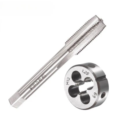 HSS M2 Maschinengewindebohrer & Schneideisen Satz M1-M16 Rechts Metrisch - Bild 1 von 4