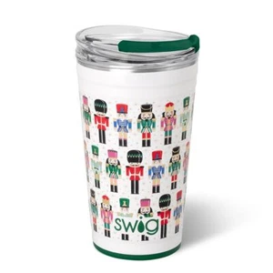 24oz Party Cup Stackable Insulated Travel Coffee Tumbler With Ez Slider Lid Cup - Picture 1 of 6