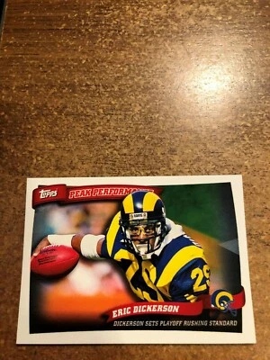 2010 Topps Football Peak Performance # PP13 Eric Dickerson 1 - Image 1 of 2