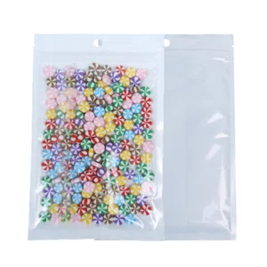 Sacchetto piatto QuickQlick™ sicuro per alimenti 100 pezzi 14x20 cm con finestra trasparente e tacca a strappo - Foto 1 di 8