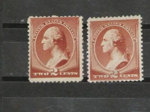 US WASHINGTON, SCOTT# 210, 1 DIST GUM, 1 LIGHT HINGE - Picture 1 of 1