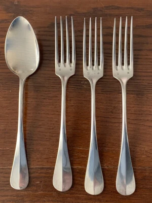 CHRISTOFEEL-3 FORCHETTE + 1 CUCCHIAIO- ARGENTO -XIX SECOLO - Immagine 1 di 4