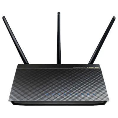 ASUS RT-AC66U Wireless-AC1750 Dual-band Gigabit Router schwarz EOL! - Bild 1 von 2