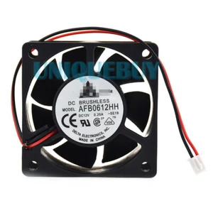 Cooling fan AFB0612HH for Delta Computer Chassis 60*60*25mm 12V 0.25A 3pin 2pin - Photo 1/5