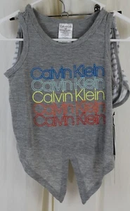 Calvin Klein Girls' 2 Piece Sleepwear T-Shirt and Shorts Pajama Set Size Small - Picture 1 of 3