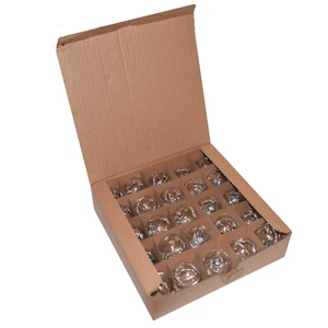 Box of 25 G40 Warm White LED Fairy Replacement Bulbs for Light Strings for Party - Picture 1 of 4