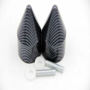 Hand Grip Handlebar End Caps Spike Bar Ends Fit for YZF-R1 (98-12)/ YZF-R6 06-12 - Picture 1 of 4