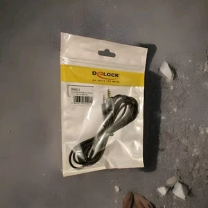 Delock 84001 3.5mm Männlich 2 5 m Schwarz ~D~ - Bild 1 von 1