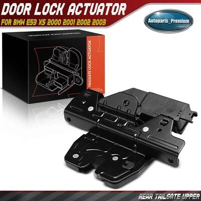 Actuador de bloqueo de maletero de puerta trasera superior para BMW X5 E53 2000 2001 2002 2003 4 pines Foto 1 de 4