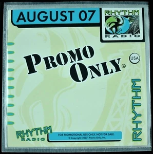 PROMO ONLY "RHYTHM RADIO AUGUST 2007" DJ PROMO CD COMPILATION MYA, CUPID *NEW* - Imagen 1 de 3