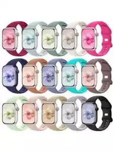 Cinturino Silicone Sportivo Morbido Impermeabile per Apple Watch 38mm 49mm Cinturino di Ricambio - Foto 1 di 31