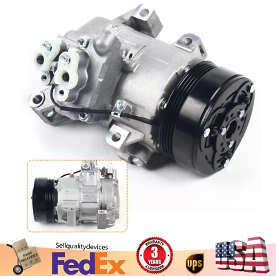 Compresor aire acondicionado aire acondicionado para Suzuki Grand Vitara 2,7 L V6 2006-2008 EE. UU. Foto 1 de 4