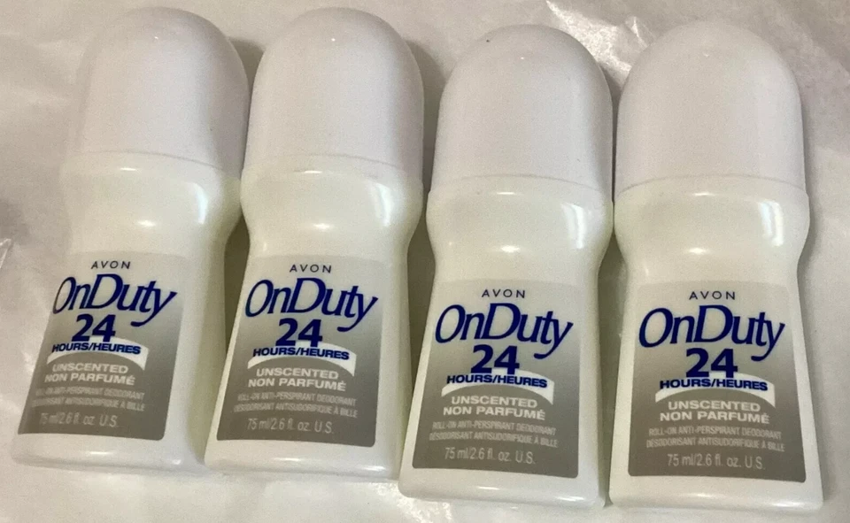 4-Avon On Duty 24H Roll-On Antiperspirant Deodorant, 2.6 fl oz, Unscented - Image 1 of 1