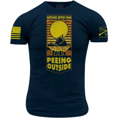 Grunt Style Nothing Better T 恤-蓝色 — 第 1/3 张图片