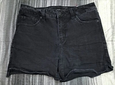 Pantalones cortos vaqueros elásticos Seven7 Weekend para mujer talla 10 negros 32x3  Foto 1 de 4