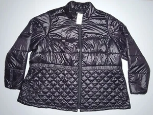 Torrid Womens New with Tags Black Full Zippered Puffer Jacket Size 4 - Picture 1 of 16