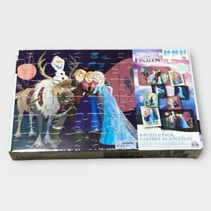 NEW SEALED Disney Frozen 8 Pack Puzzles (24,48, & 63 Pieces) 21x14”-9.1x10.3” - Picture 1 of 2