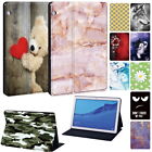 Printed PU Leather Stand Tablet Cover Case For Huawei MediaPad T3 T5 M5 M5 Lite