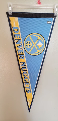 DENVER NUGGETS NBA  BASKETBALL RETRO VINTAGE FELT PENNANT  4/28/23 Cover