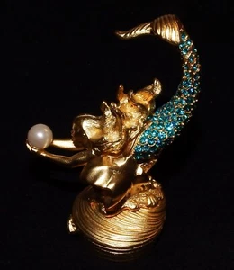 Estee Lauder Pleasures Sparkling Mermaid festes Parfum kompakt sehr guter Zustand! - Bild 1 von 5