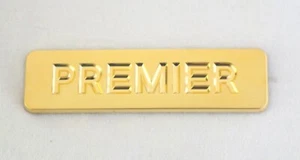 MONTAINEER MONTEGO DE LA DÉCADA DE 2000 + MÁS ACABADO SATINADO ENCHAPADO EN ORO 24K EMBLEMA ""PREMIER - Imagen 1 de 2