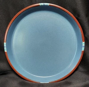 Dansk Mesa Sky Blue Rimmed Dinner Plate Japan 10.5" - Picture 1 of 3