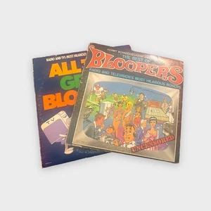 2 Kermit Schafer BLOOPERS LPs (1 Double) Best of Radio & TV Bloopers - Picture 1 of 7