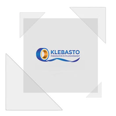Dreiecktaschen selbstklebend | Klebeecken | Sichttaschen | Fotoecken transparent - Bild 1 von 4