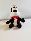Pepe Le Pew 8" Plush Flower Holder Stuffed Looney Tunes Skunk With Cape & Crown
