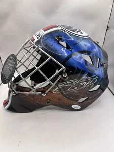 STUART SKINNER Edmonton Oilers SIGNED Autograph Full Size Goalie Mask PSA COA - Picture 1 of 5