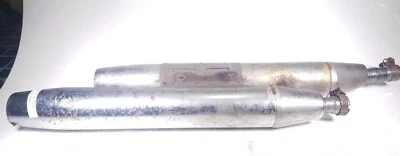 07 Yamaha XV1700 Road Star Rear Exhaust Muffler Pipes Pair Free Shipping - Image 1 of 4