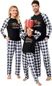 MISSKY Christmas Pajamas for Family Christmas Pjs Matching Sets for Adults Kids - Picture 1 of 6