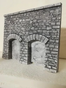 muro di contenimento per plastico ferroviario,diorama h0 - Imagen 1 de 2