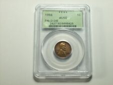1955 Double Die Lincoln Cent   PCGS AU-50 Old Holder    SN5280