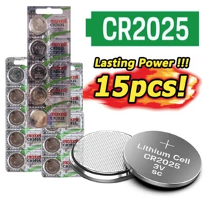 ⭐ 15 x PILAS BOTON MAXELL BATERIA CR2025 DE LITIO 3V LITHIUM BATTERY env 24⭐ - Imagen 1 de 1