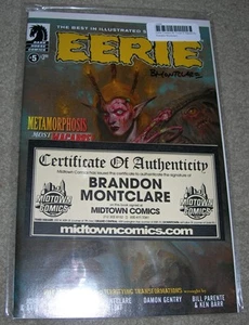 Eerie (2014 - Dark Horse Comics) 5  signed Brandon Montclare  Midtown Comics COA - Picture 1 of 1