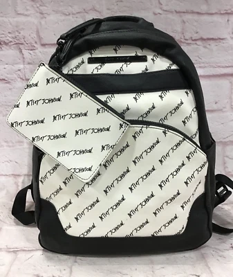 Лот из двух Betsey Johnson женщин полиэстер логотип кости наплечные ремни рюкзак сумка - Изображение 1 из 4