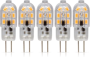 LED G4 Bulb (5 Pack) 1.5W T4 20W Halogen Replacement 12V AC/DC JC Bi-Pin Base fo - Picture 1 of 12