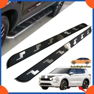 Fit For Mitsubishi Outlander 2022-2024 Running Boards Side Steps Pedals Nerf Bar - Picture 1 of 16