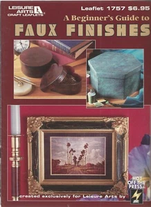 Leisure Arts Booklet Faux Finishes #1757 ** - Picture 1 of 1