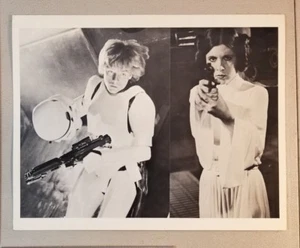 FOTO DE PELÍCULA DE COLECCIÓN DE FINALES DE 1970 STAR WARS 8X10 LUKE SKYWALKER PRINCESA LEIA 70A - Imagen 1 de 3