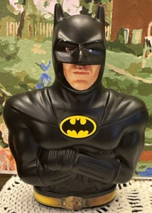 Banco de monedas de Batman 1989 película promocional cereal plástico DC Comics - Imagen 1 de 8