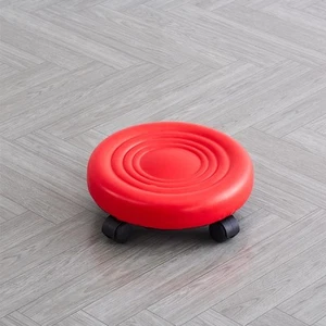 Low Rolling Stool with Swivel Caster Low Roller Seat for Sport Manicure - Picture 1 of 21