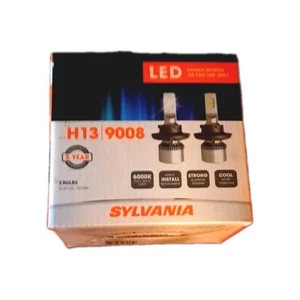 SYLVANIA H13/ 9008 LED POWER SPORTS OR FOG USE 2 bulbs. 6000K - Picture 1 of 4