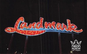 Postcard NV: Neon Museum, Las Vegas, Nevada, Landmark Hotel - Picture 1 of 2