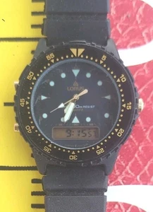 Lorus Watch Digital Analog Water Resistant Quartz - Picture 1 of 6