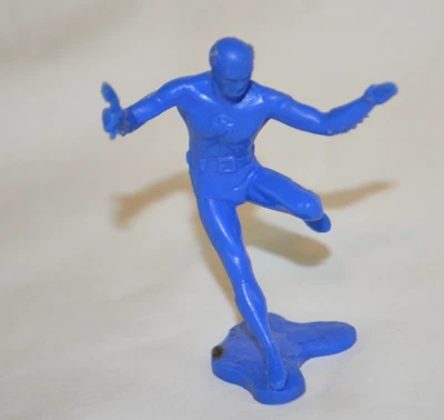 Vintage Ideal Batman Playset Figure Blue Plastic - Image 1 of 4