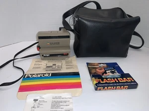 Cámara fotográfica instantánea Polaroid Amigo 620 marrón 600 cámara terrestre con barra de flash - Imagen 1 de 6