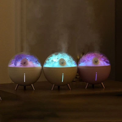 Soothing LED Light Combined with Efficient Home Office Humidity Control - Image 1 of 4